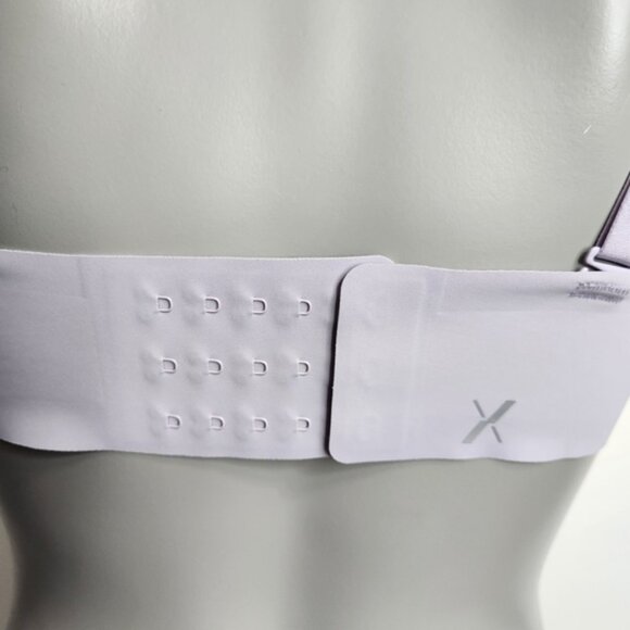 Knix Padded V Neck Thin Strap Bra In Orchid Size 32B - Picture 5 of 11